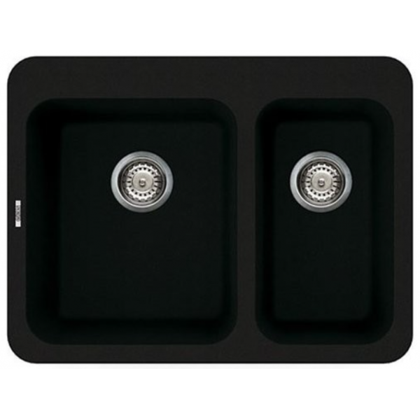 Elleci Fox330 花崗岩廚房台上石盆 (黑色)